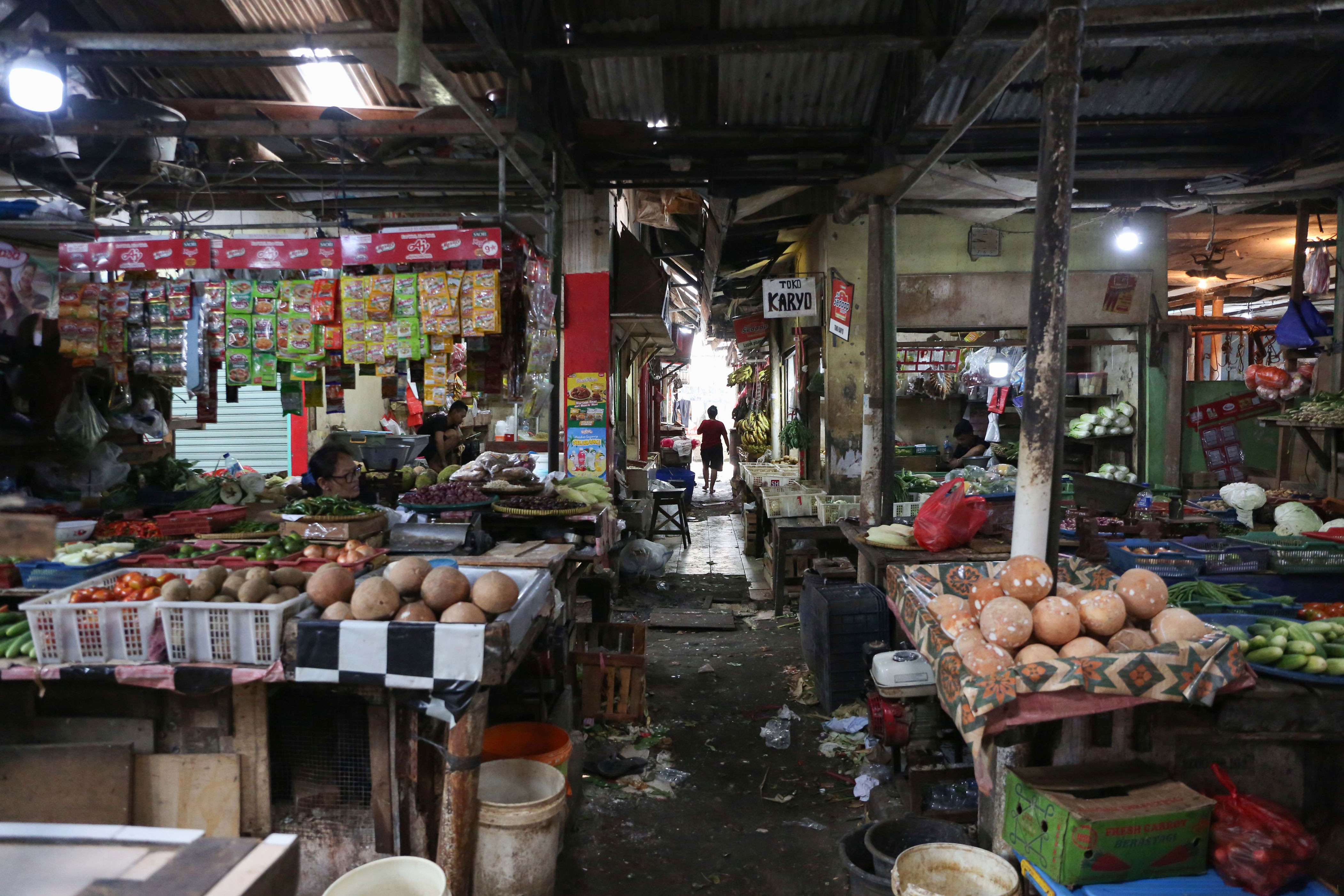 [Foto] Pasar Tradisional Jakarta Kini Diresmikan Kembali