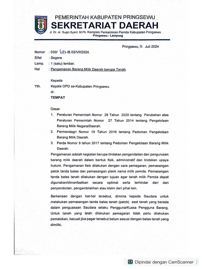 Pemda Lembata Konsolidasi Pengamanan Aset, Fokus pada Tanah Taman Kota Swaolsa Titen