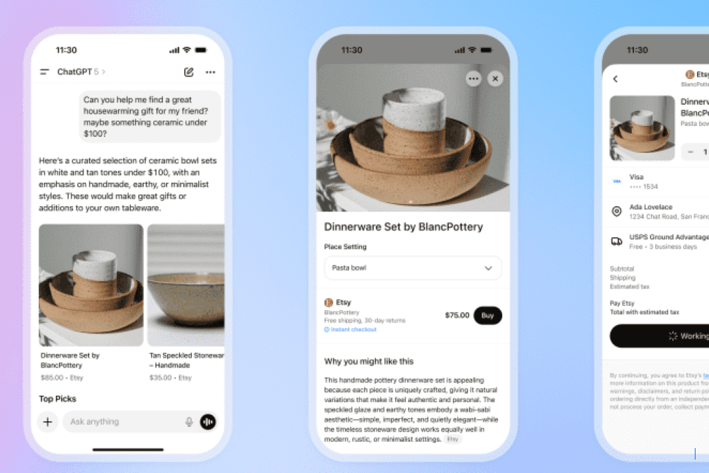 OpenAI Izinkan Pembelian Langsung di ChatGPT via Instant Checkout