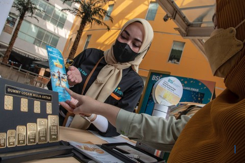 Emas Antam Rp2,174 Juta per Gram, Galeri24 Rp2,155 Juta per Gram