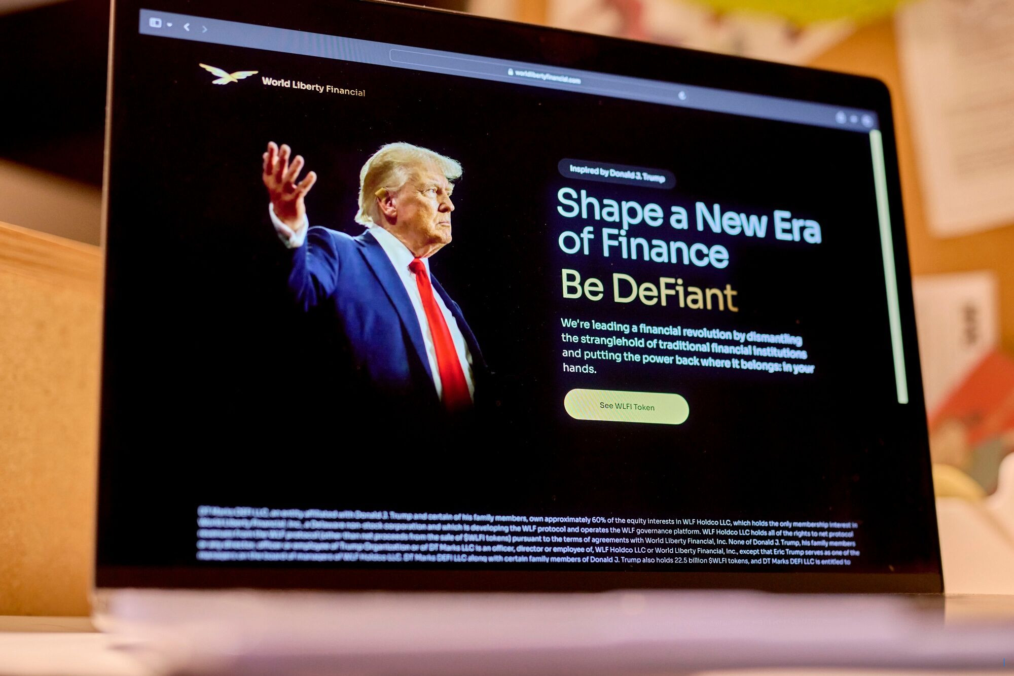 World Liberty yang Terkait dengan Trump Mengajukan Kendaraan Kripto Senilai 1,5 Miliar Dolar