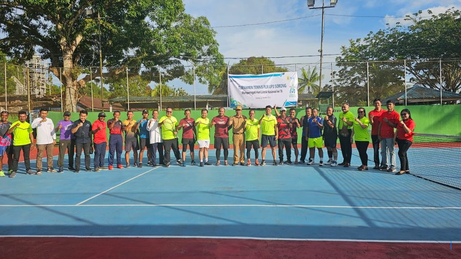 PLN NTT Gelar Turnamen Tenis, Semangat Olahraga Tingkatkan Sinergi Antarinstansi