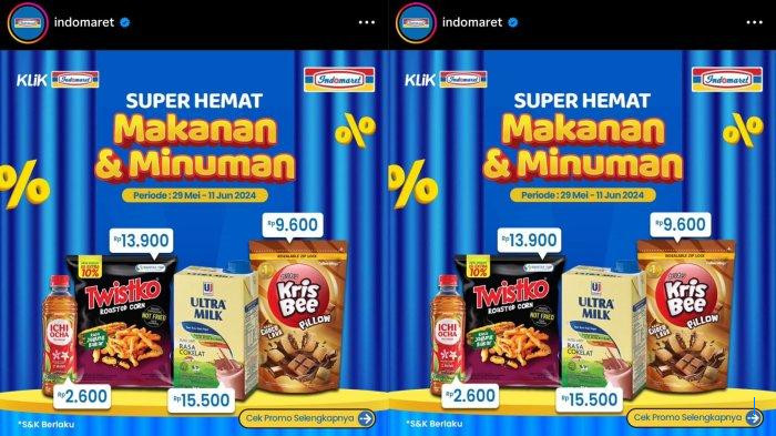 Promo Heboh Hari Ini: Indomaret Kusuka, Nabati, Dua Belibis Rp5.000