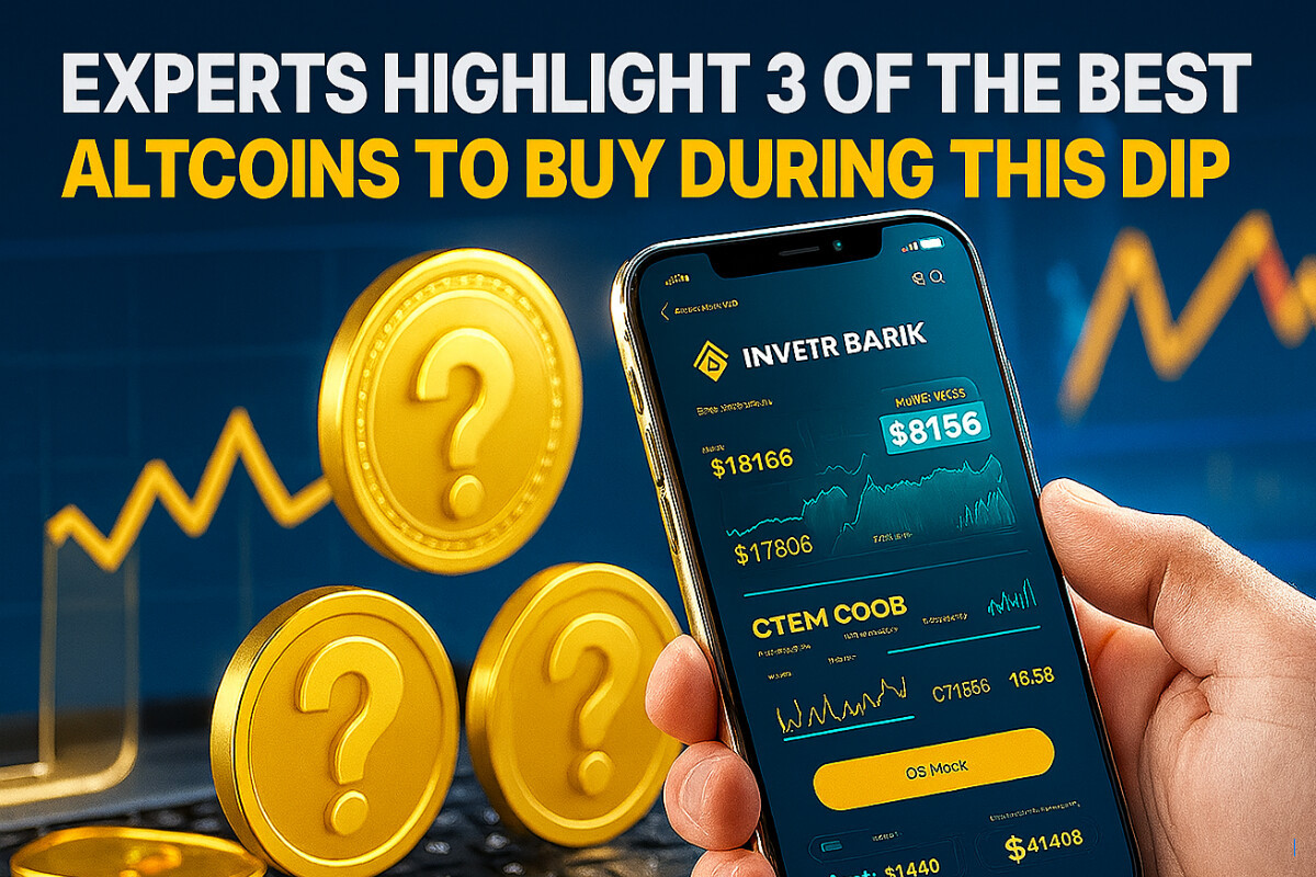 Koreksi Kripto Terus Berlanjut: Ahli Menyoroti 3 Altcoin Terbaik untuk Dibeli Selama Penurunan Ini