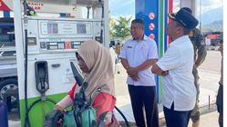 BBM Subsidi Langka, Wakil Bupati Nasir Cek SPBU Balauring, Tekankan Pengawasan Bersama