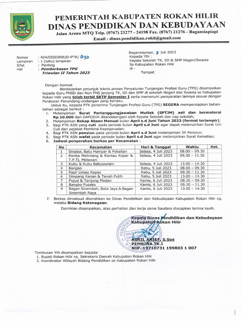 TPG Triwulan 3 Dicairkan, Desember Dapat Tambahan Sekali