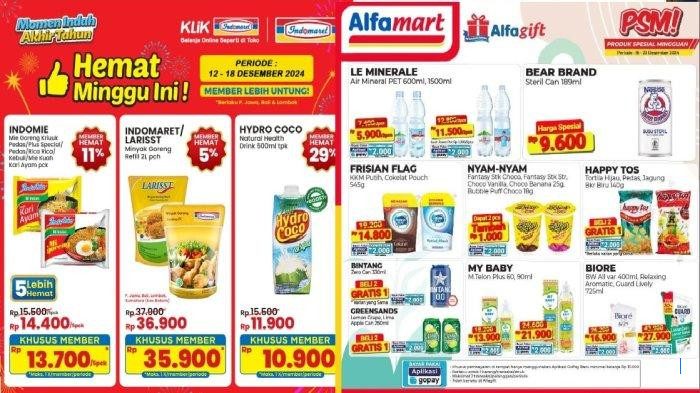 Katalog Promo Alfamart dan Indomaret: Harga Susu Cair UHT Terjangkau 27 Oktober 2025