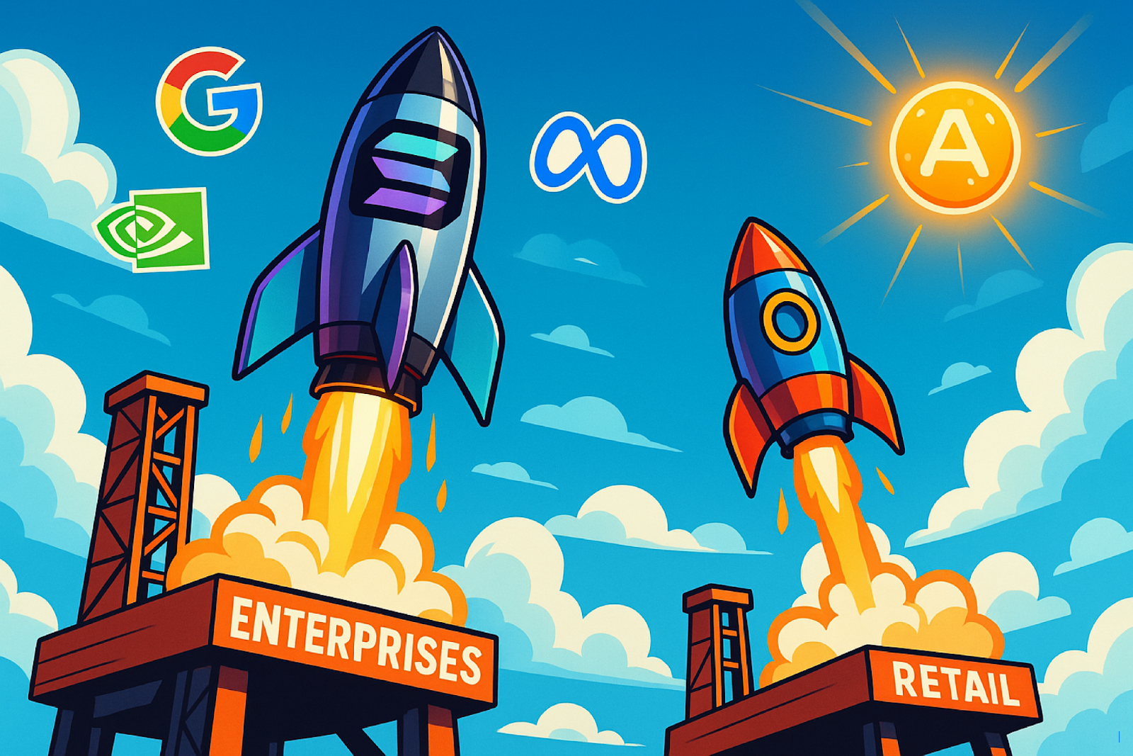 Perusahaan Besar Beralih ke Solana, Sementara Retail Beralih ke Altcoin Baru Ini