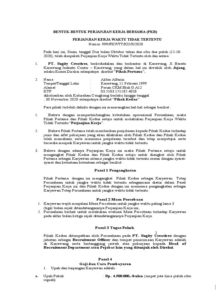 KSPSI Anggap Perjanjian Kerja Bersama Penting bagi Buruh dan Perusahaan